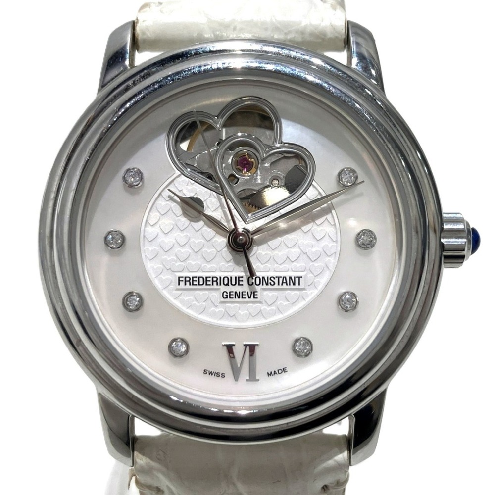 Frederique Constant Classic Heartbeat Watch, Total Weight 49g, Stainless Stee...